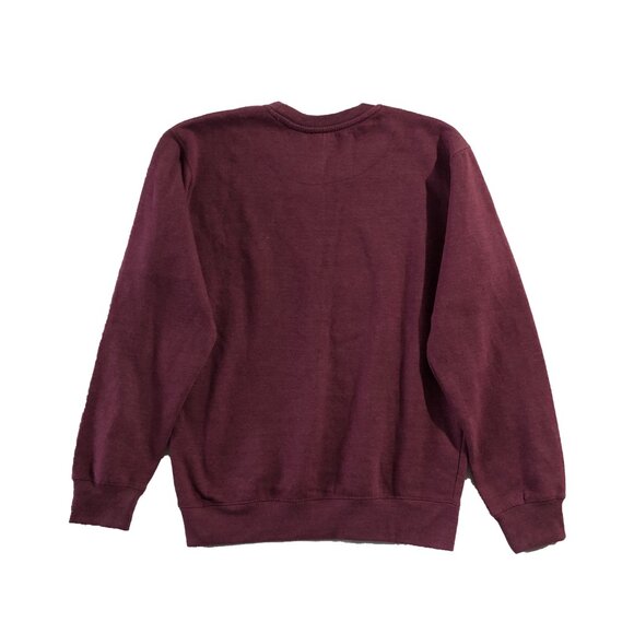 Starting Point Sweatshirt Mens S Burgundy Fleece Ultrasoft Crew-Neck Pullover - Picture 2 of 5